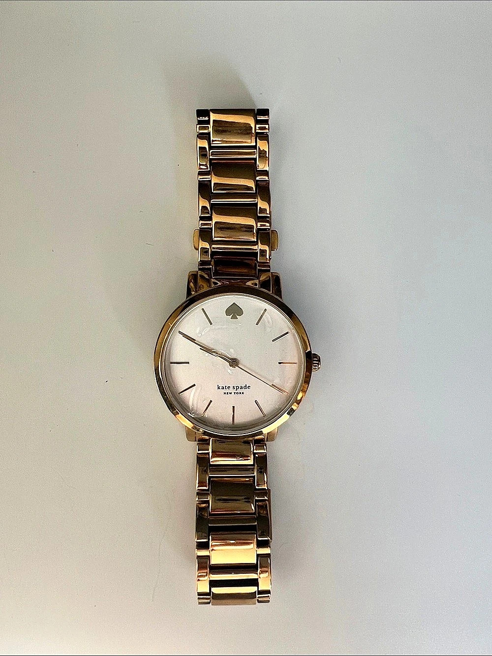 NEW Kate Spade New York Gold Bracelet Watch in Gold & White
